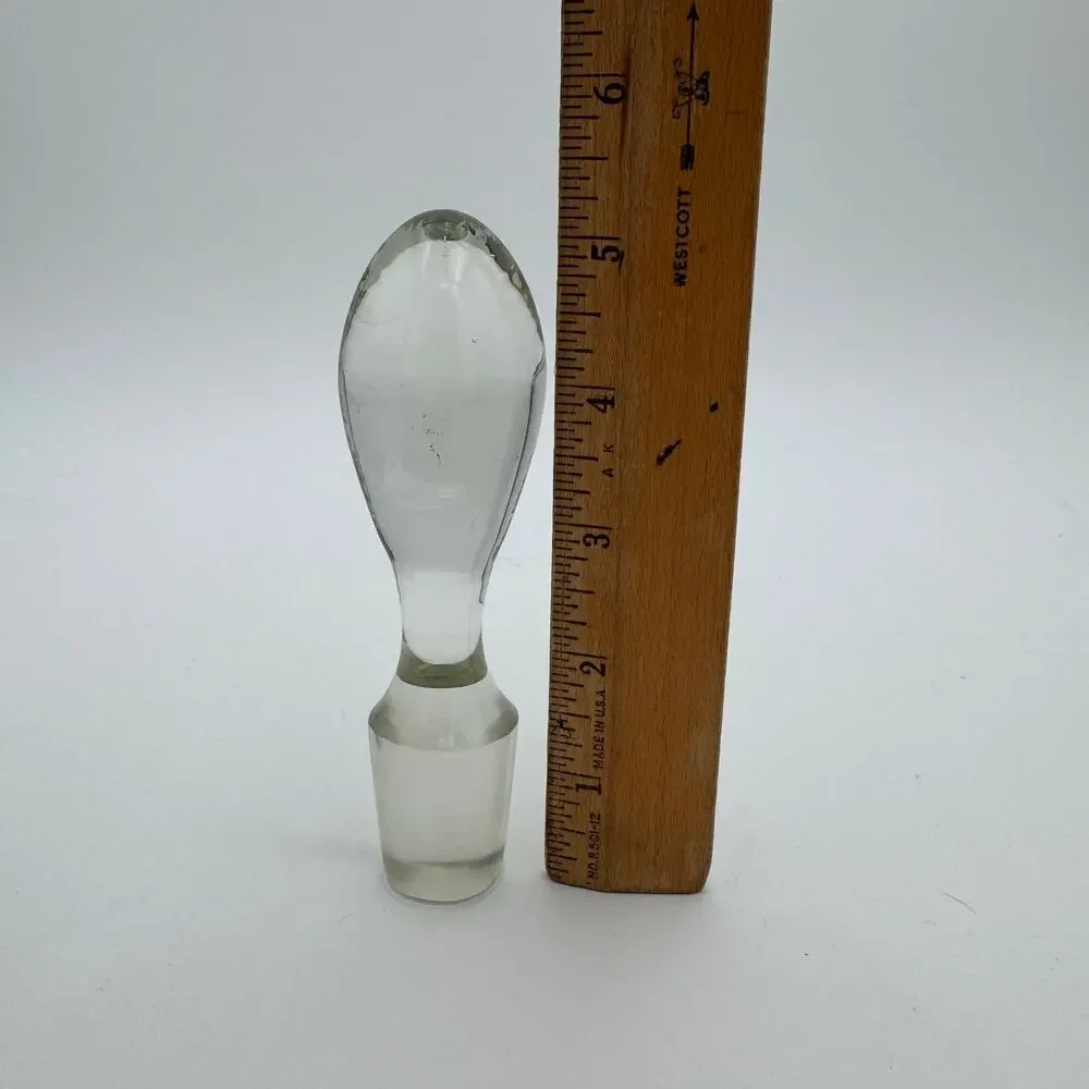 Vintage Clear Decanter Wine Stopper Glass 5